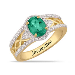 Birthstone & Diamond Harmony Ring 12354 0023 a main