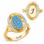 Birthstone  Diamond Flip Ring 2002 001 2 13