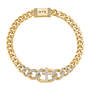 Diamond Cross Monogram Bracelet 12441 0010 a main