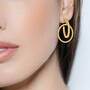Simply Stunning Double Hoop Earrings 6737 0015 m model