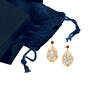 Birthstone & Diamond Caged Pearl Earrings, Birthstone Diamond Caged Pearl Earrings 11899 0019 m giftbox