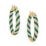 Birthstone Inside-Out Hoops, Birthstone Inside Out Hoops 11072 0018 e may