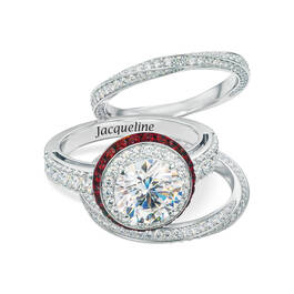 Birthstone Trio Ring Set 12233 0012 a main