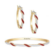 Birthstone Swirl Bracelet with FREE Matching Earrings 11615 0046 a main