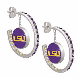LSU Tigers Hoop Earrings 1031 011 8 1