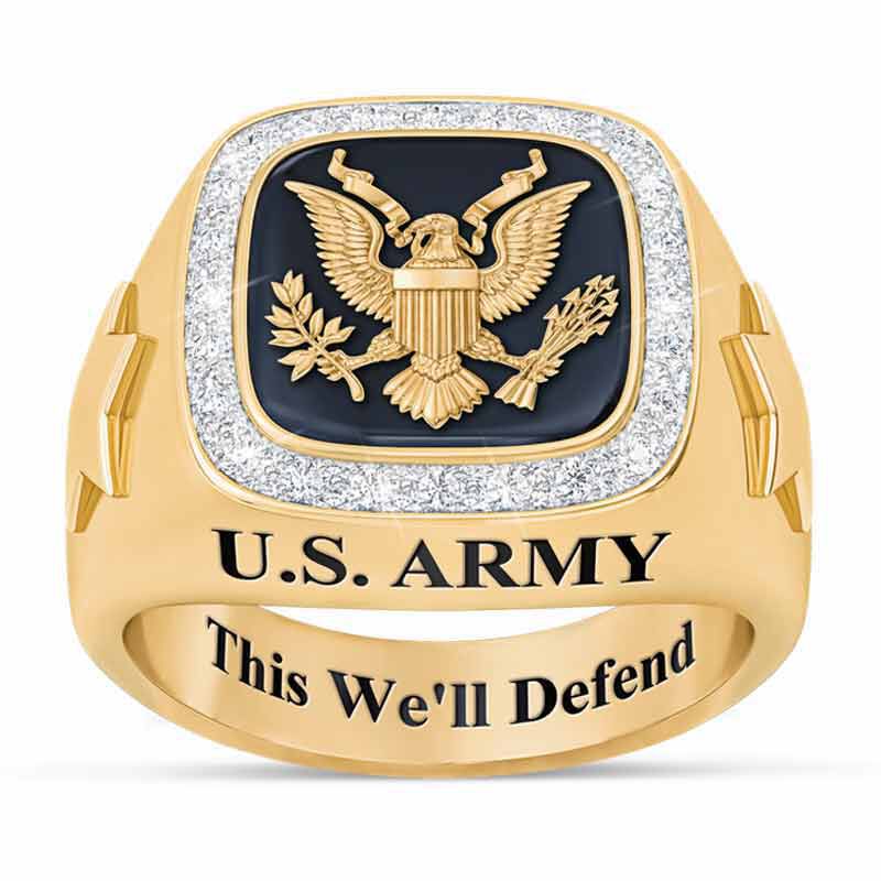 Personalized U.S. Army Ring