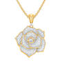 The Radiant Rose Pendant with FREE Matching Earrings 10755 0014 b pendant