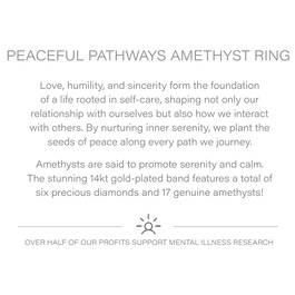 Peaceful Pathways Amethyst Ring 11785 0115 s card
