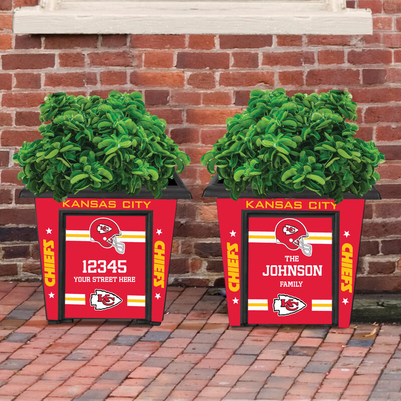 The NFL Personalized Planters 1929 0048 b chiefs