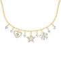 Birthstone Charm Necklace 1042 002 4 4