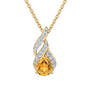 Genuine Birthstone & Diamond Pendant, Genuine Birthstone & Diamond Pendant 12324 0012 k november