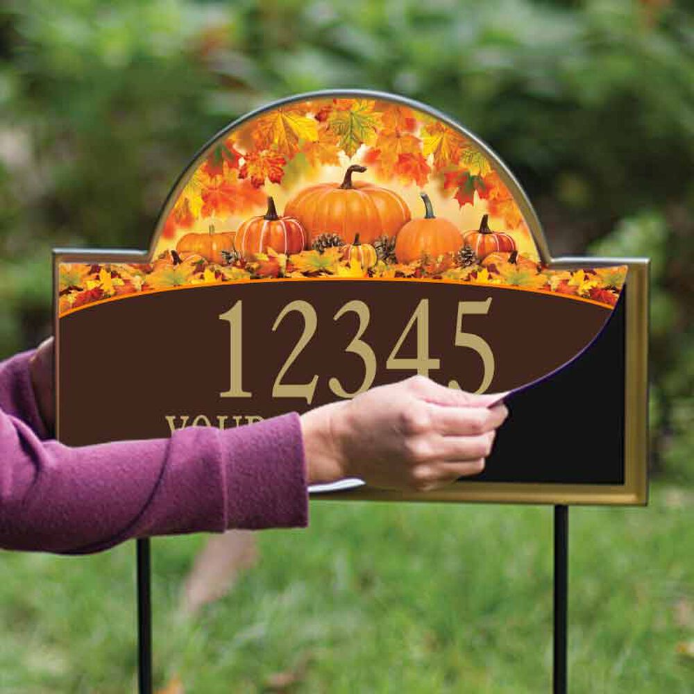 personalized address plaque