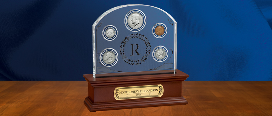 birth year coin clock