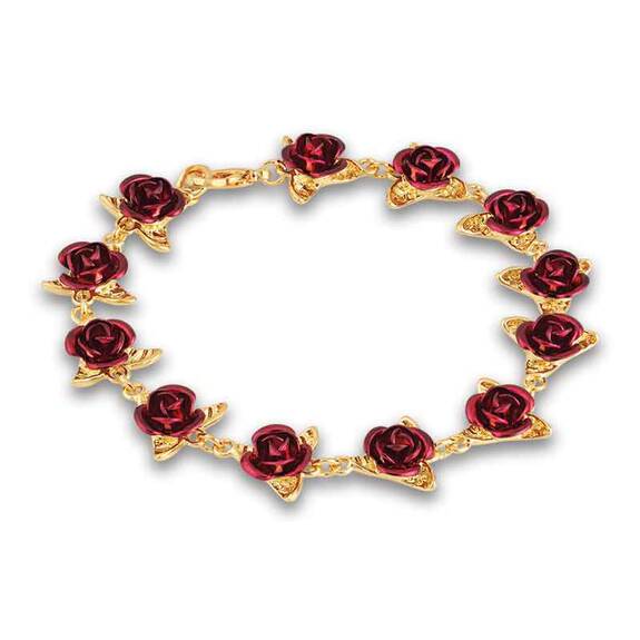 dozen roses bracelet