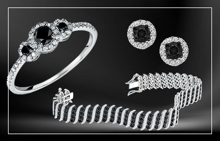 black diamond jewelry