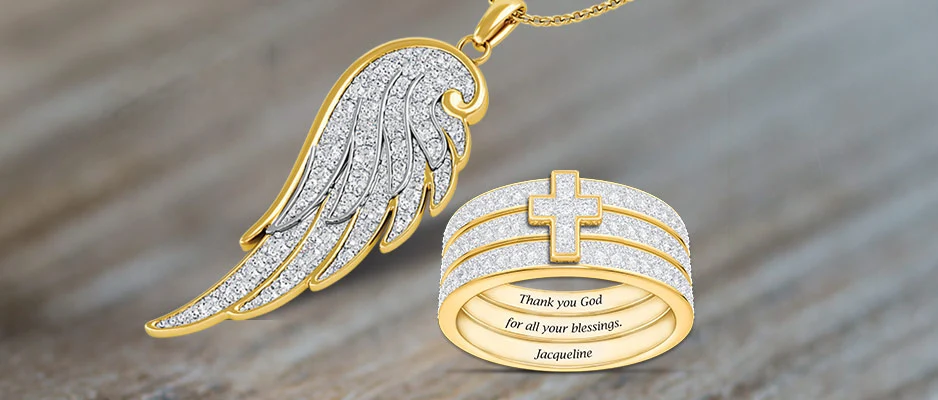 angel wing pendant