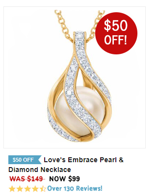 diamond pearl pendant