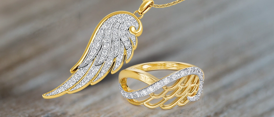 angel wing pendant