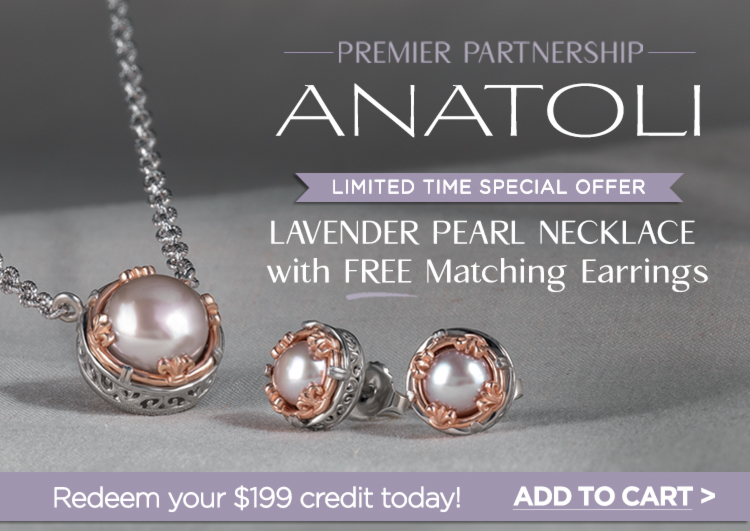 Elegant Anatoli necklace set with a delicate pendant and gemstone detailing.