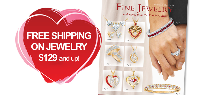 Danbury mint jewelry catalog clearance