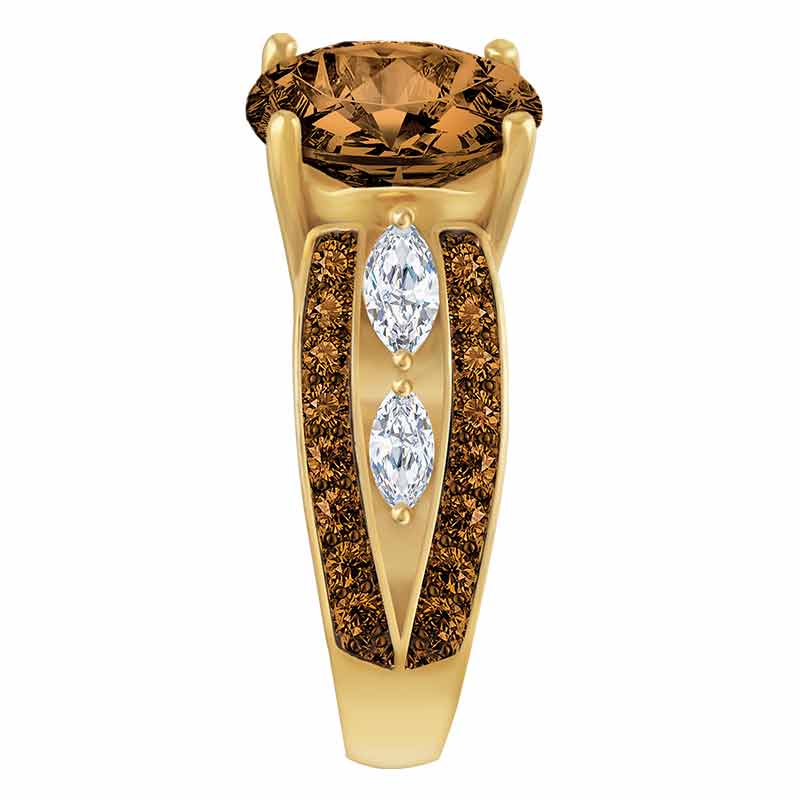 Mocha Majesty Personalized Ring 4921 001 6 1