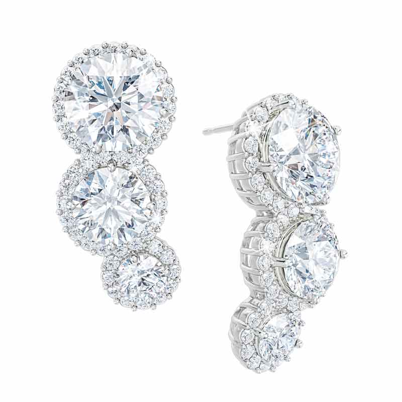 DiamondFire Waterfall Earrings