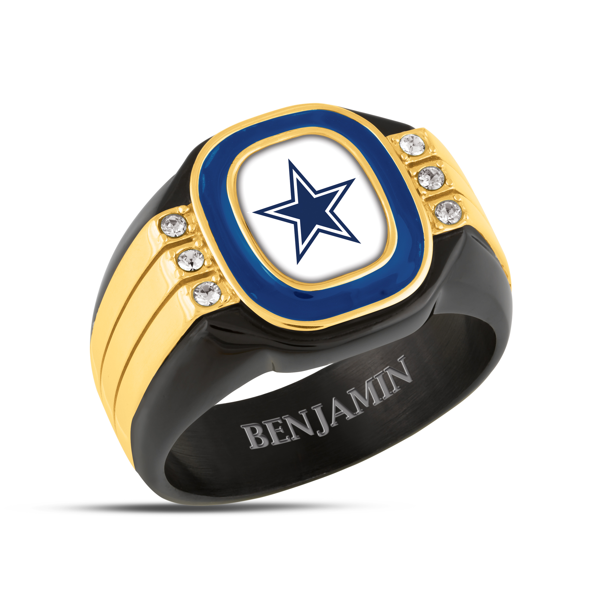 Dallas Cowboys Personalized Men's Ring