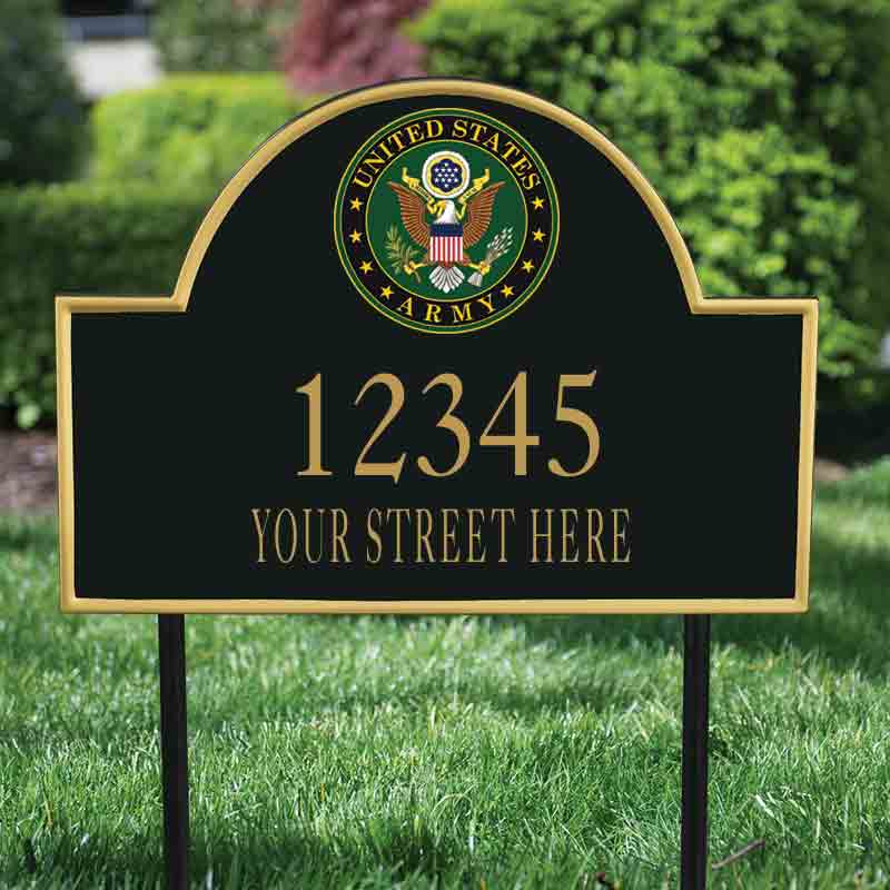 US Army Address Plaque 5718 001 0 1