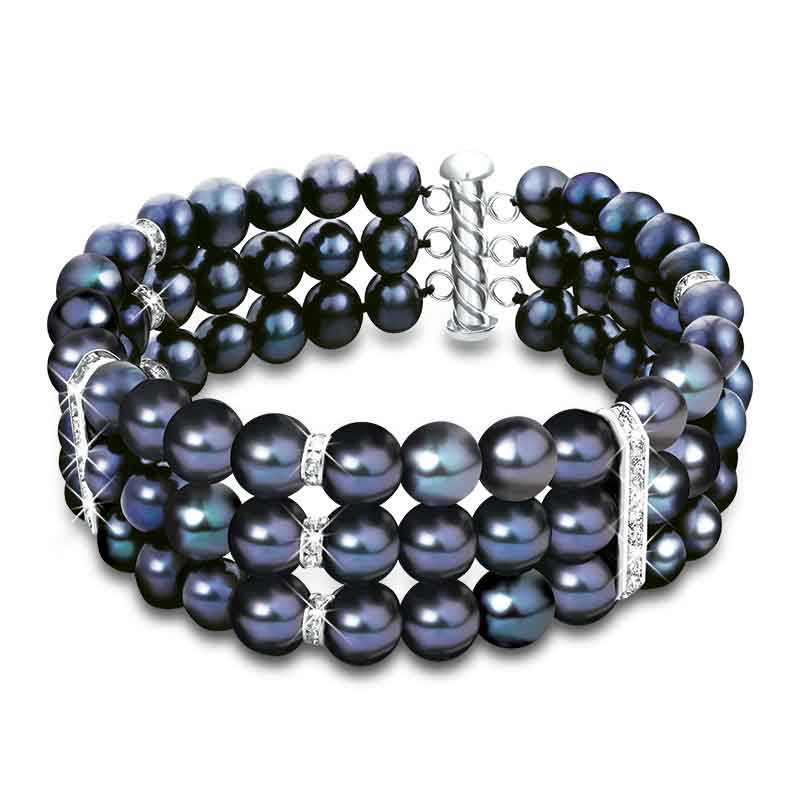 Midnight Spell Deluxe Pearl Bracelet