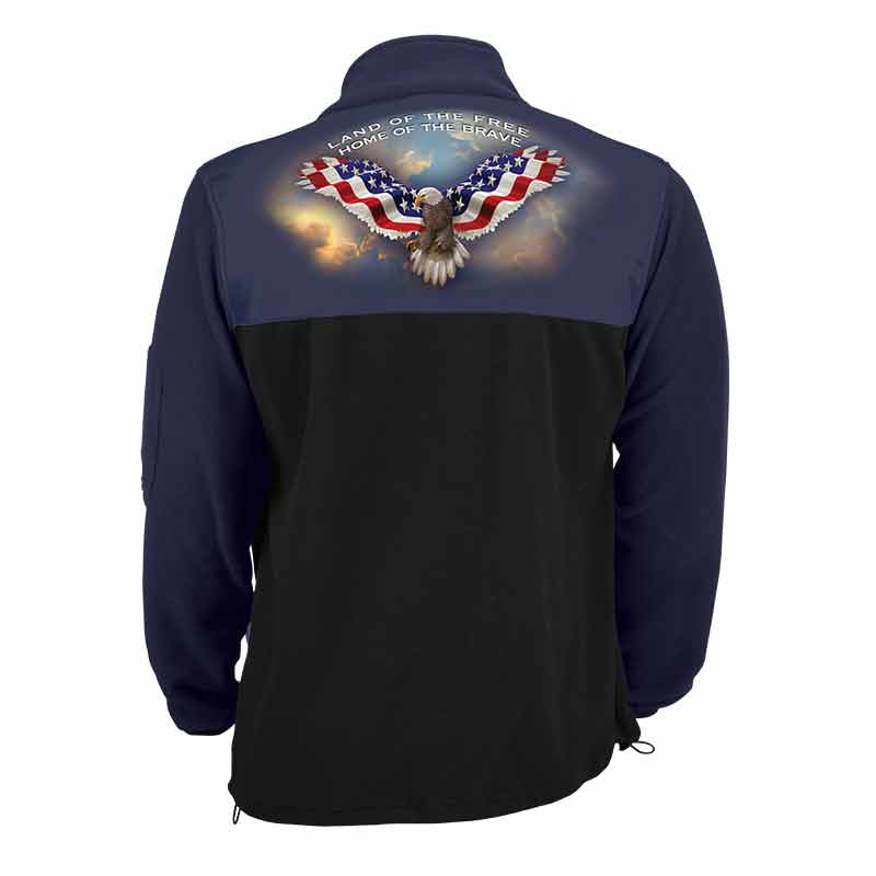 The American Patriot Personalized Fleece Jacket 1733 001 0 1