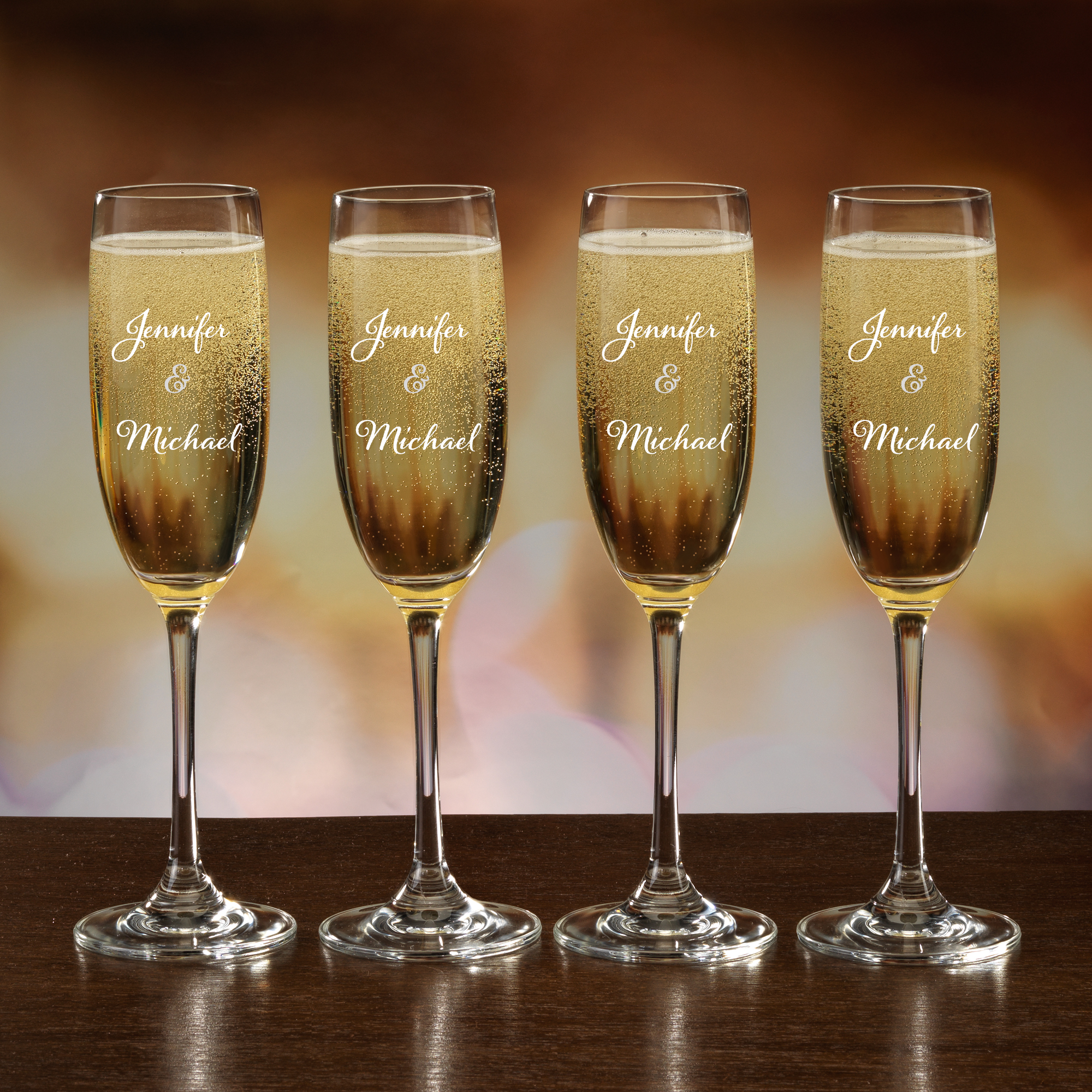 The Personalized Couples Champagne Flutes 10036 0049 a main