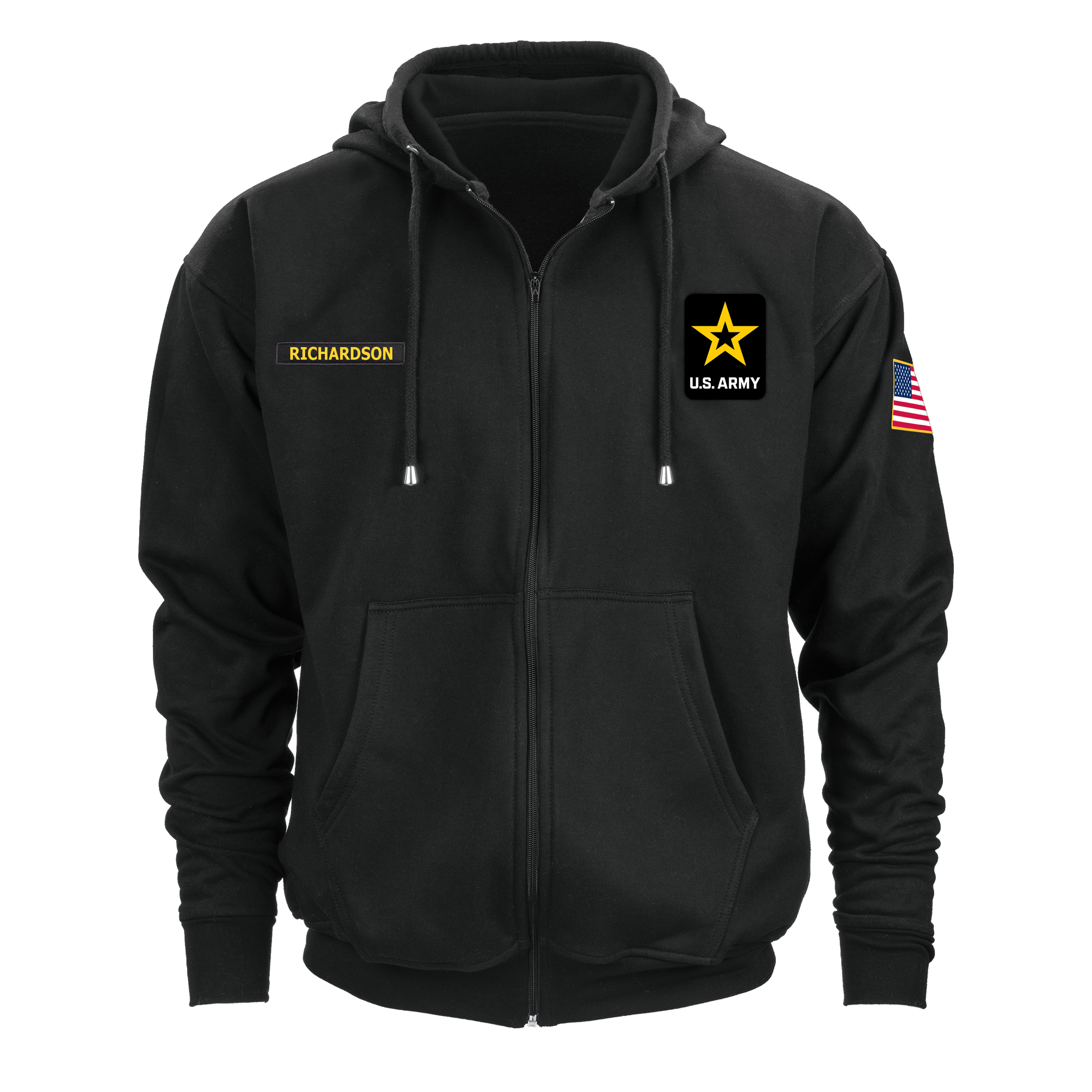 Personalized army online hoodie
