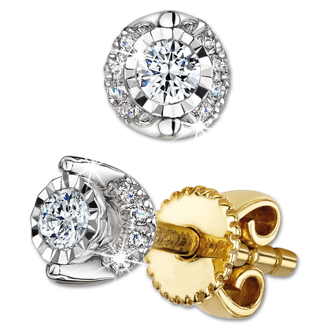 9ct gold sales stud earring sets
