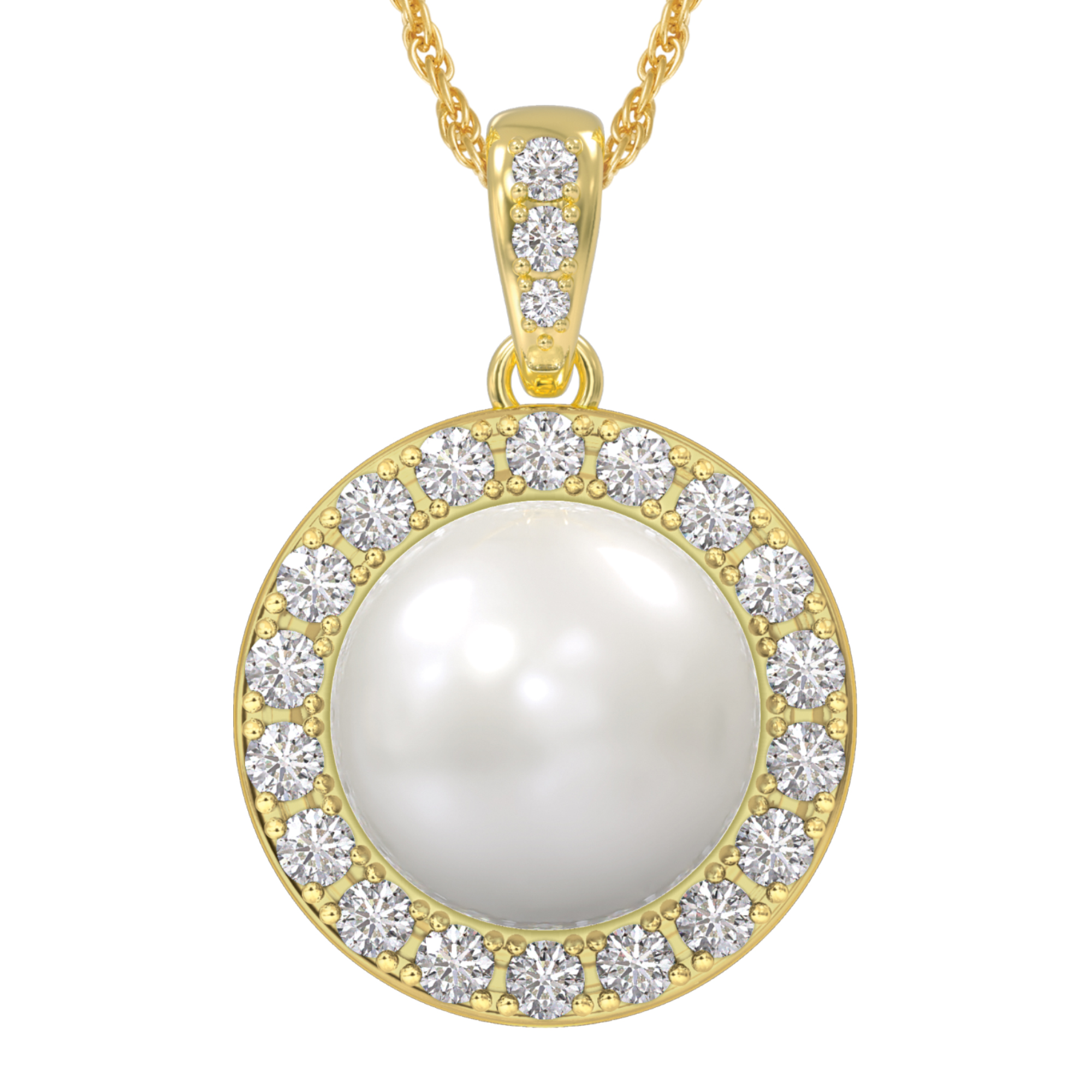 My Granddaughter I Love You Pearl and Diamonisse Pendant 10879 0015 a main