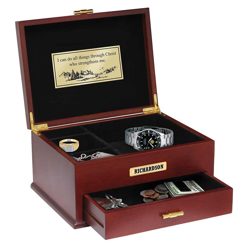 The Personalized Men's Cross Valet Box