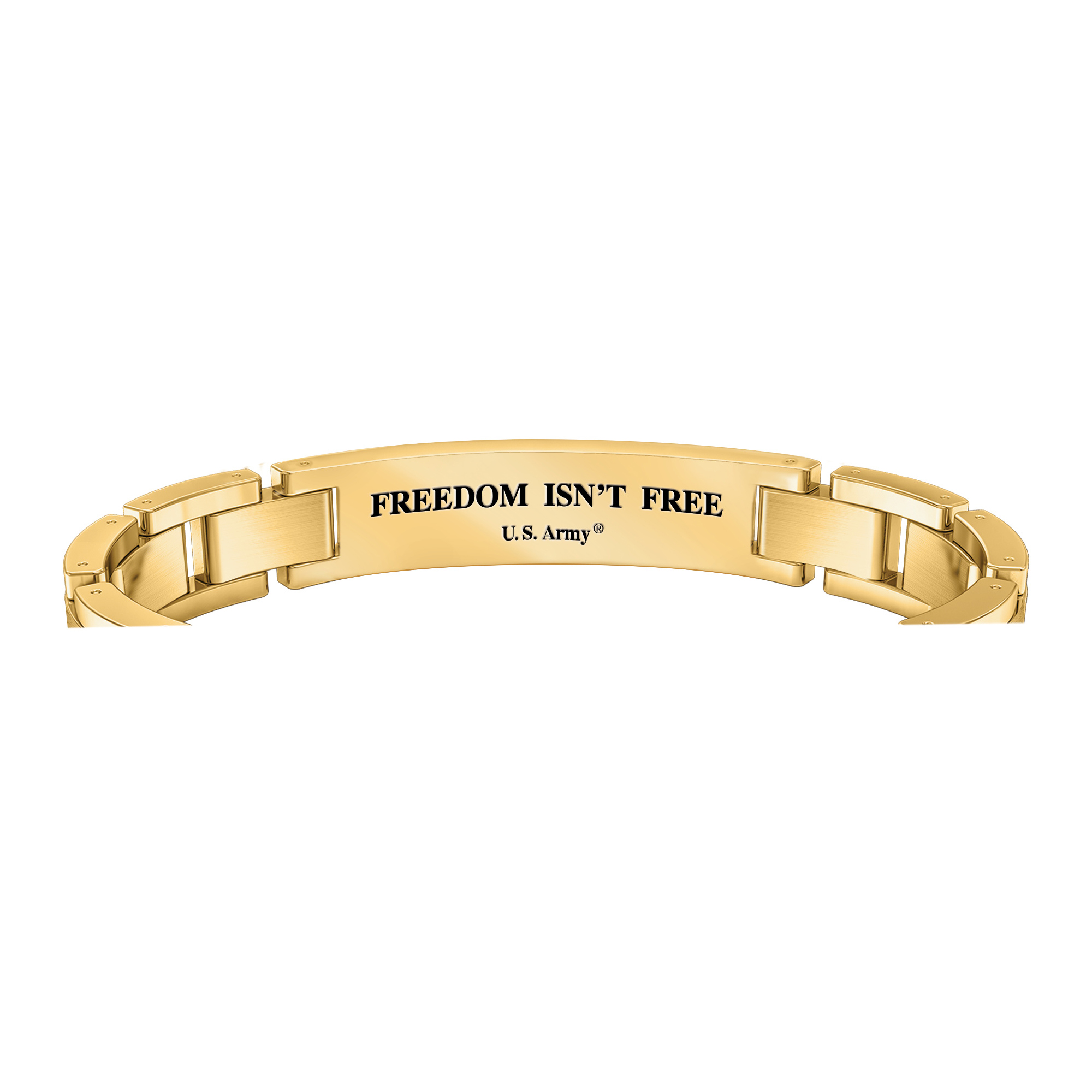 Freedom Isnt Free US Army Diamond Patriot Bracelet 5958 0258 a main