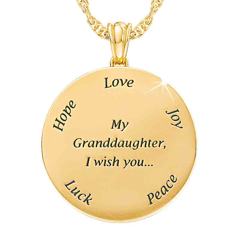 Granddaughter I Wish You Charm Pendant 1106 001 9 1