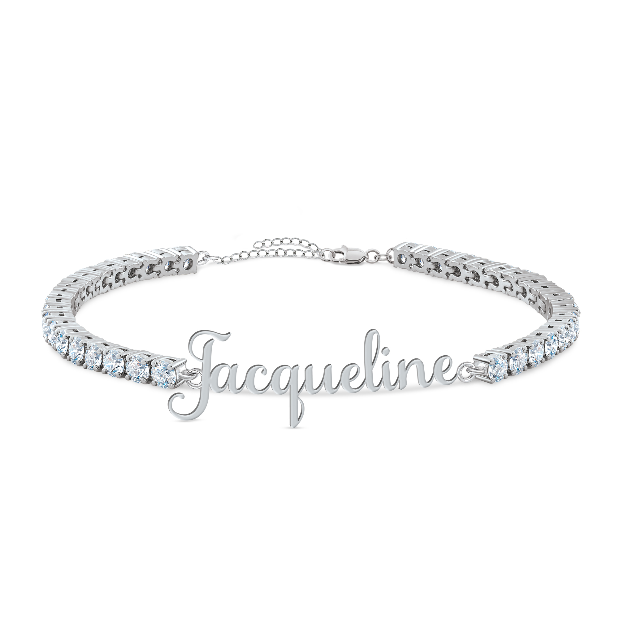 Personalized diamond bracelet on sale