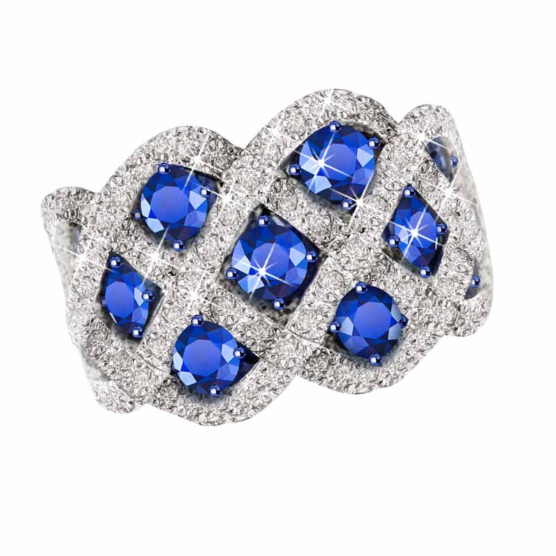 Enchanted Sapphire & Diamond Ring