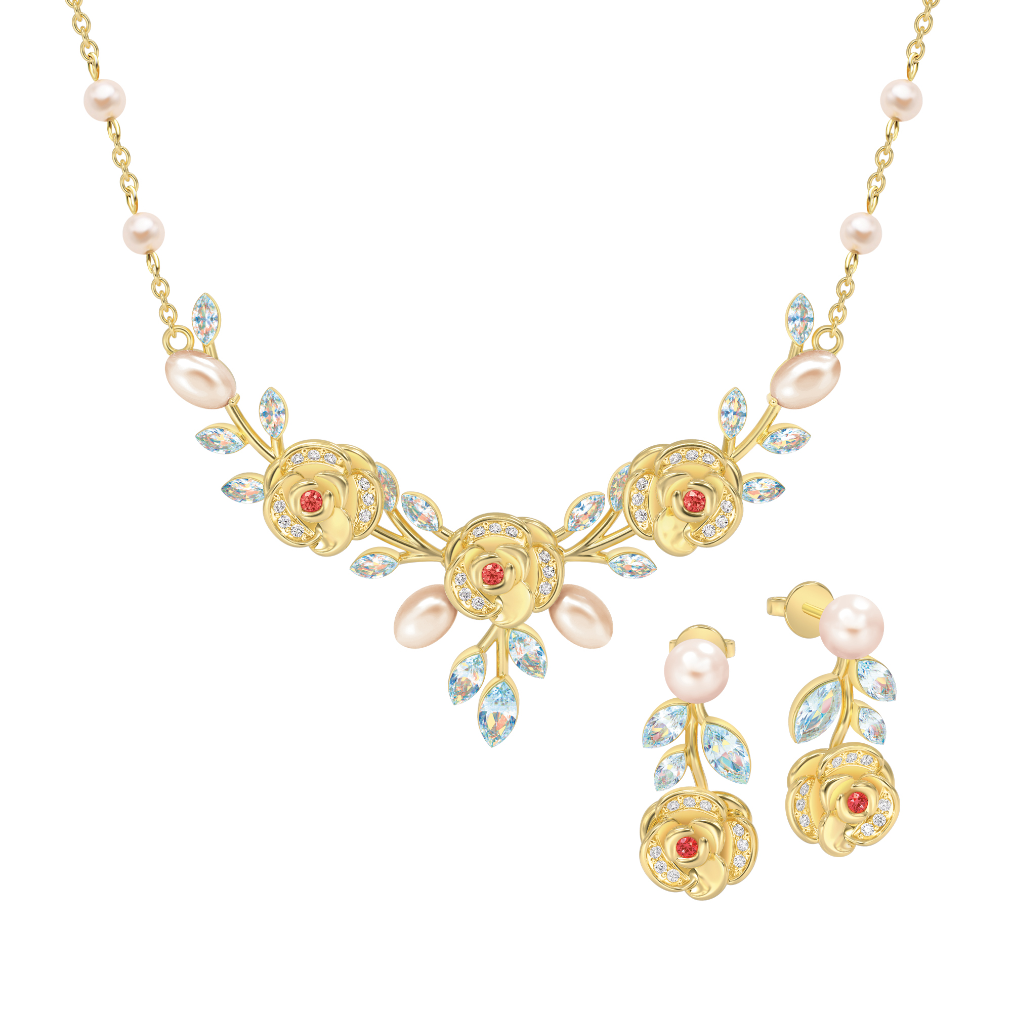 Juliet rose necklace deals