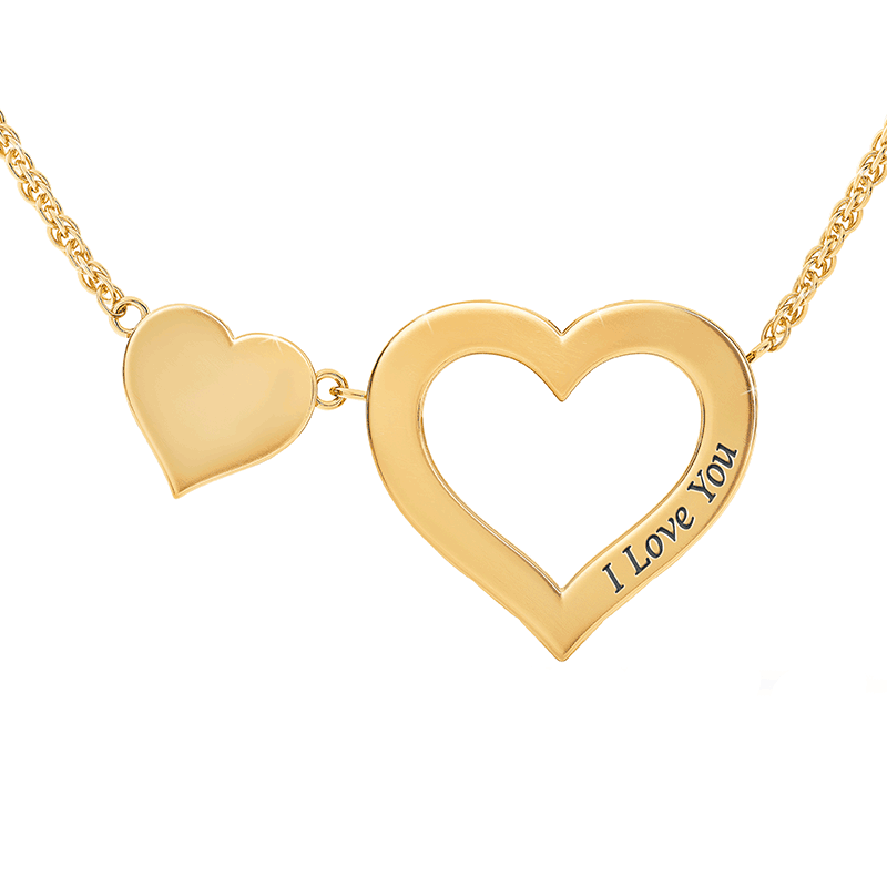 You Hold A Special Place In My Heart Daughter Two Heart Necklace 6281 001 5 1