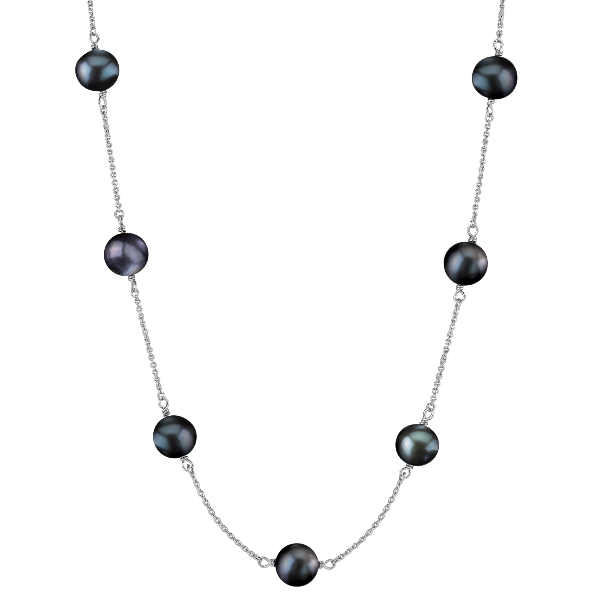 Fashionable Black Pearl Necklace