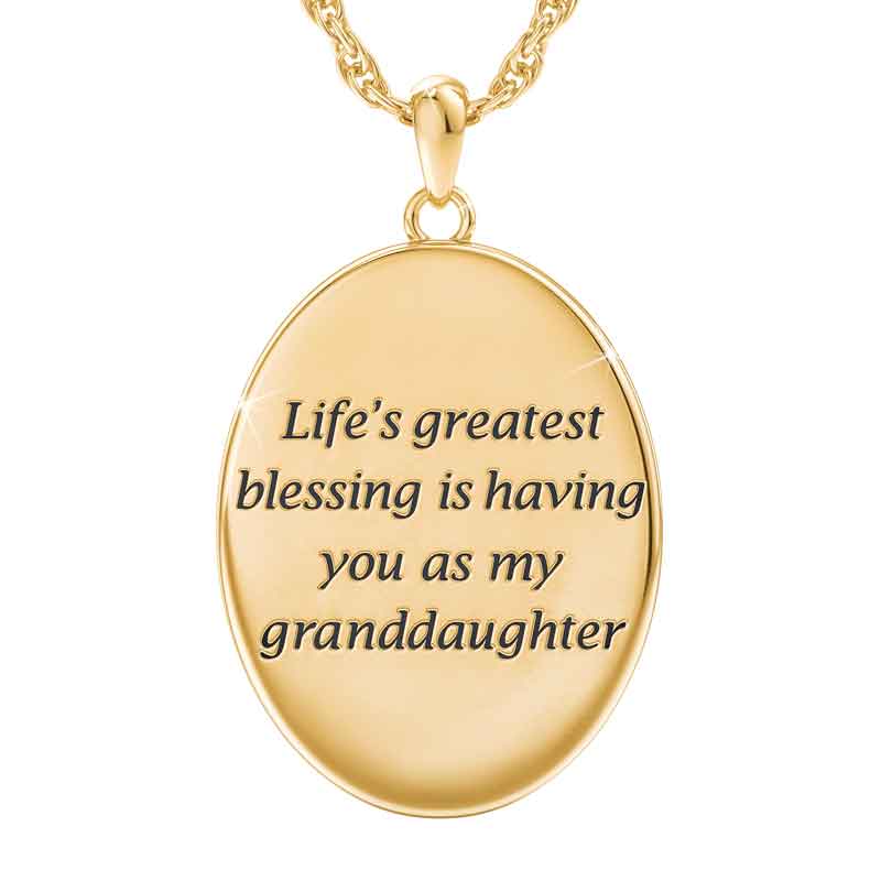Granddaughter Greatest Blessing Pendant 1576 001 0 1