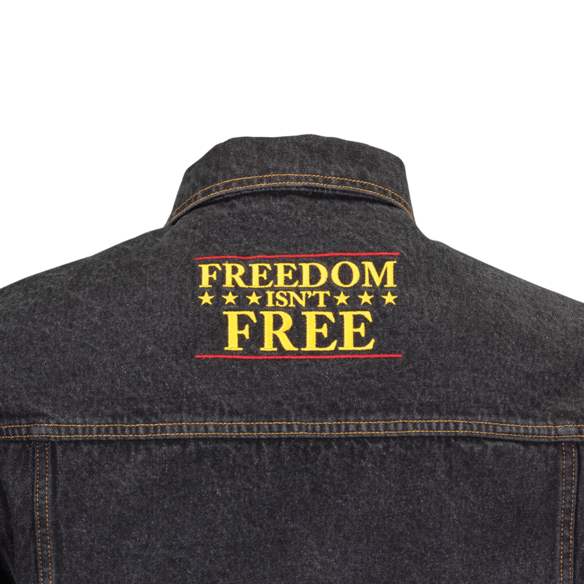 Freedom Isnt Free Mens Denim Jacket 10428 0011 a main