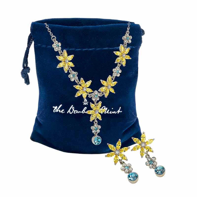 The Almond Blossom Necklace  Earring Set 6490 001 2 1