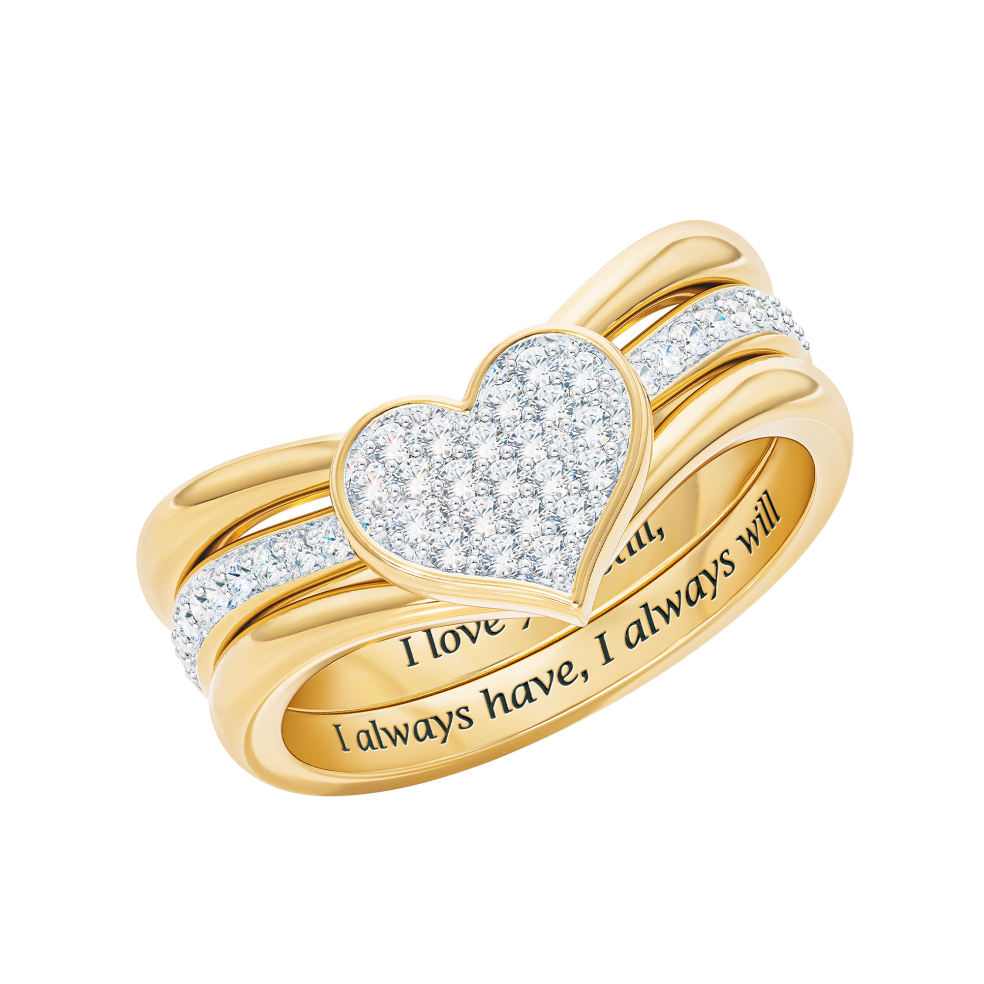 Everlasting Love Diamond Ring Set 10322 0018 a main