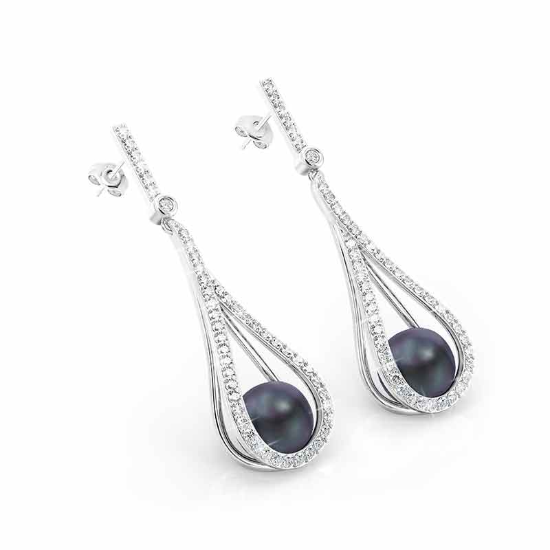 Tahitian Treat Black Pearl Earrings 6164 001 7 1