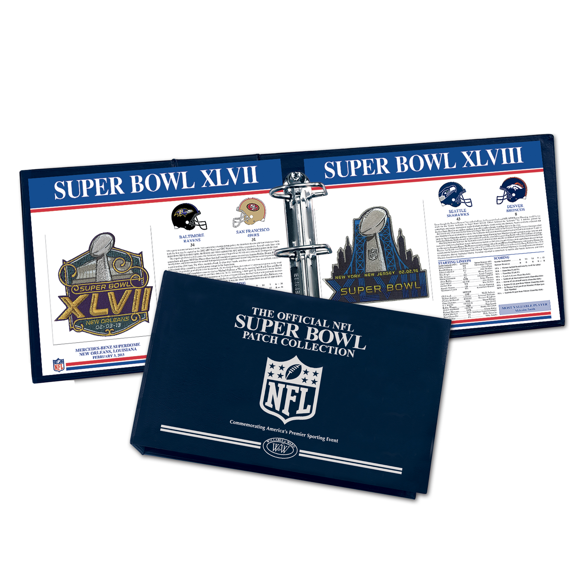 NFL Super Bowl Patch Collection