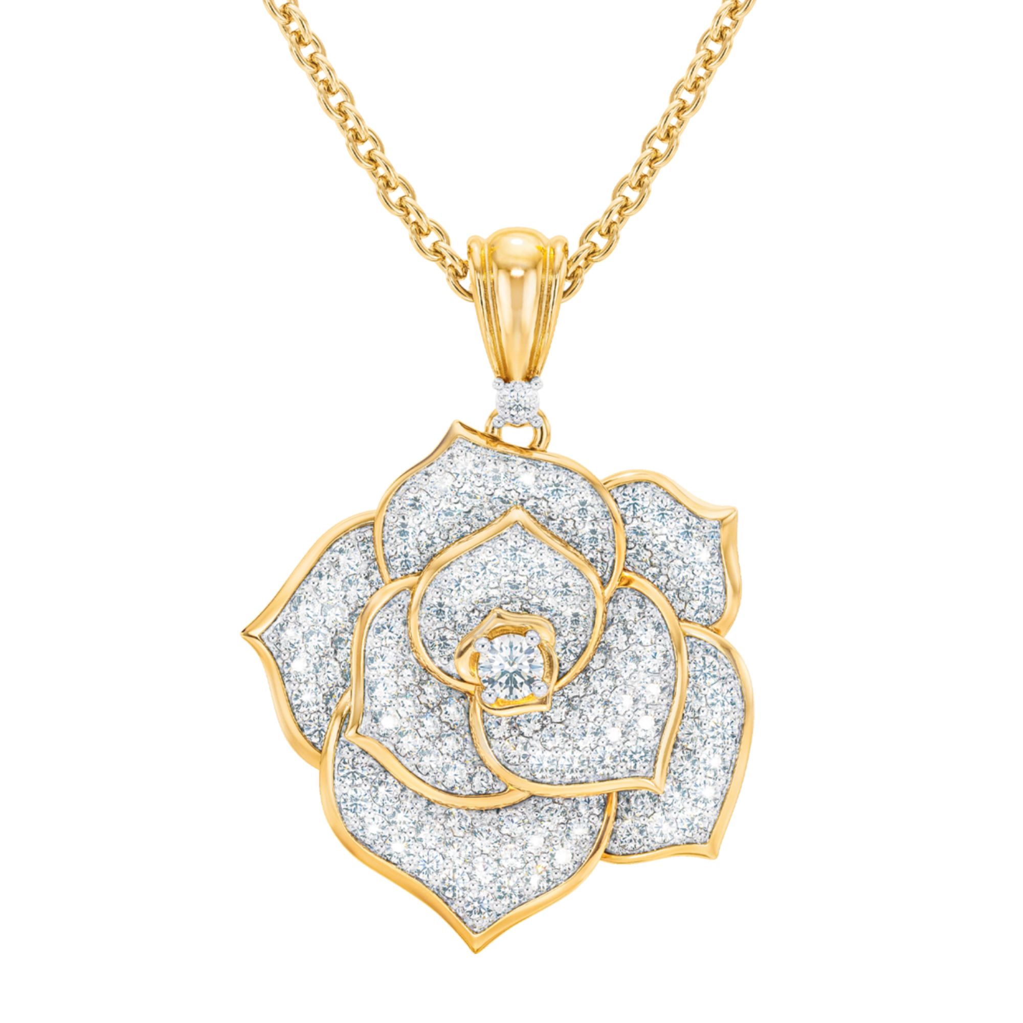 The Radiant Rose Pendant with FREE Matching Earrings 10755 0014 a main